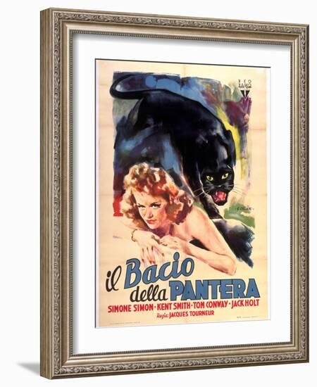 Cat People, Simone Simon, 1942-null-Framed Art Print