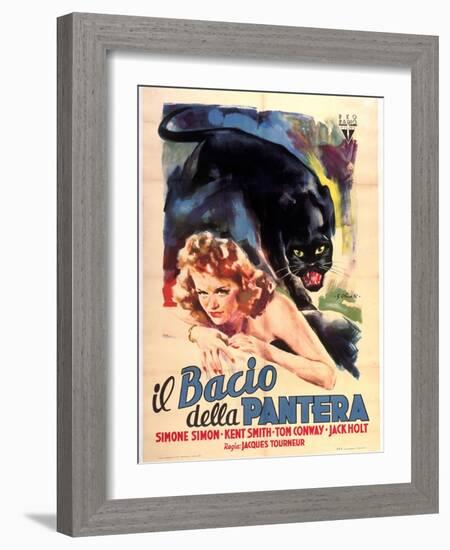 Cat People, Simone Simon, 1942-null-Framed Art Print