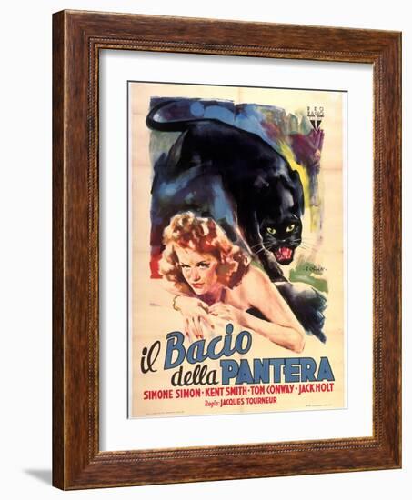 Cat People, Simone Simon, 1942-null-Framed Art Print