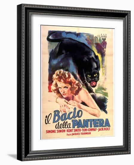 Cat People, Simone Simon, 1942-null-Framed Art Print