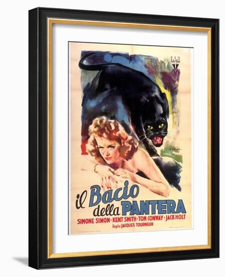 Cat People, Simone Simon, 1942-null-Framed Art Print