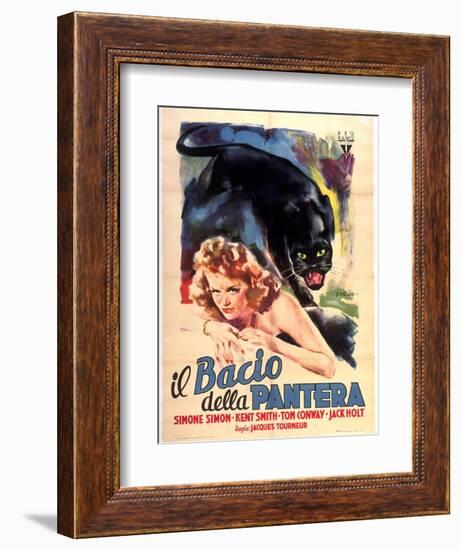 Cat People, Simone Simon, 1942-null-Framed Art Print