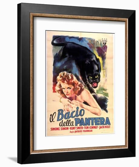 Cat People, Simone Simon, 1942-null-Framed Premium Giclee Print