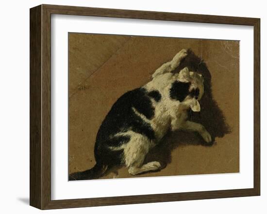 Cat Playing-Adriaen van de Velde-Framed Giclee Print
