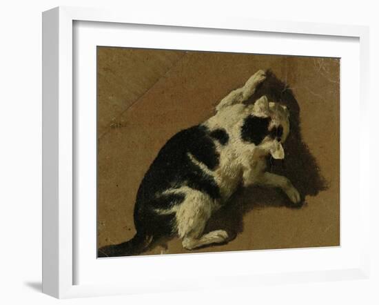 Cat Playing-Adriaen van de Velde-Framed Giclee Print