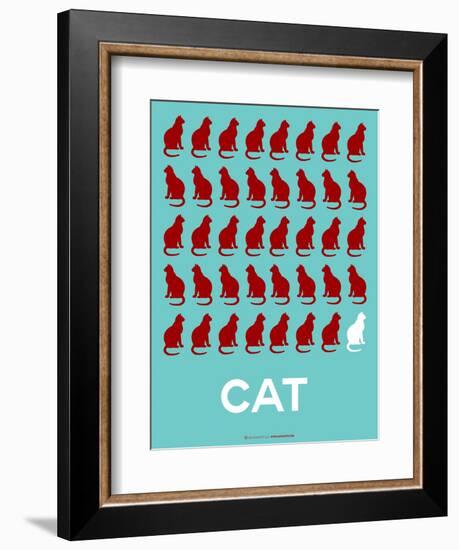 Cat Poster-NaxArt-Framed Art Print