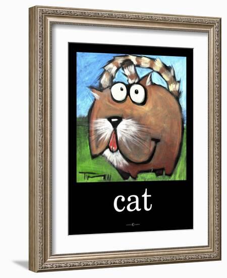 Cat Poster-Tim Nyberg-Framed Giclee Print