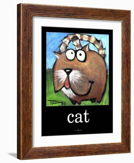 Cat Poster-Tim Nyberg-Framed Giclee Print