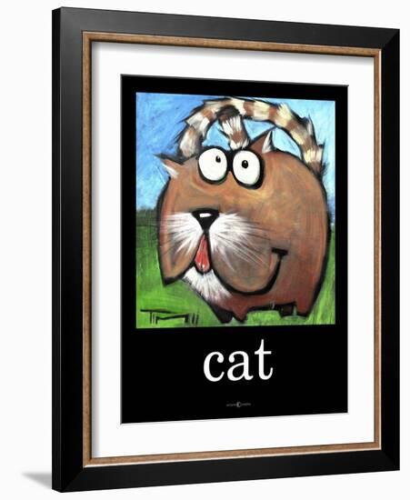 Cat Poster-Tim Nyberg-Framed Giclee Print