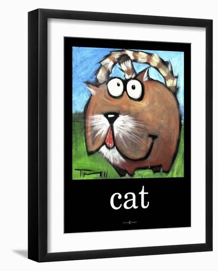 Cat Poster-Tim Nyberg-Framed Giclee Print