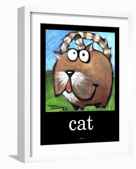 Cat Poster-Tim Nyberg-Framed Giclee Print