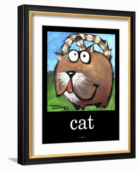 Cat Poster-Tim Nyberg-Framed Giclee Print