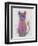 Cat Rainbow Splash 4-Fab Funky-Framed Art Print