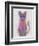 Cat Rainbow Splash 4-Fab Funky-Framed Art Print