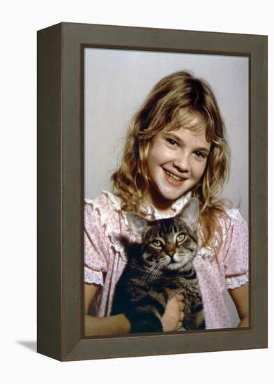 Cat's Eye by LewisTeague with Drew Barrymore, 1984 (d'apres StephenKing, after StephenKing) (photo)-null-Framed Stretched Canvas