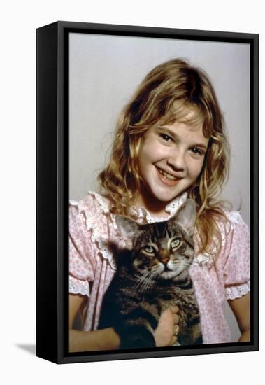 Cat's Eye by LewisTeague with Drew Barrymore, 1984 (d'apres StephenKing, after StephenKing) (photo)-null-Framed Stretched Canvas