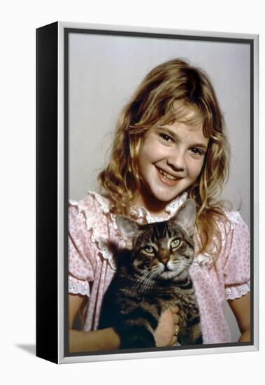 Cat's Eye by LewisTeague with Drew Barrymore, 1984 (d'apres StephenKing, after StephenKing) (photo)-null-Framed Stretched Canvas