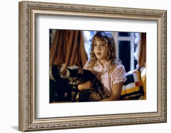 Cat's Eye by LewisTeague with Drew Barrymore, 1984 (d'apres StephenKing, after StephenKing) (photo)-null-Framed Photo