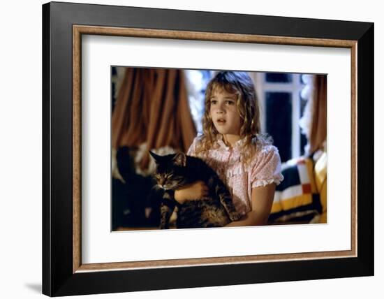 Cat's Eye by LewisTeague with Drew Barrymore, 1984 (d'apres StephenKing, after StephenKing) (photo)-null-Framed Photo