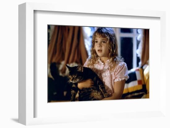 Cat's Eye by LewisTeague with Drew Barrymore, 1984 (d'apres StephenKing, after StephenKing) (photo)-null-Framed Photo