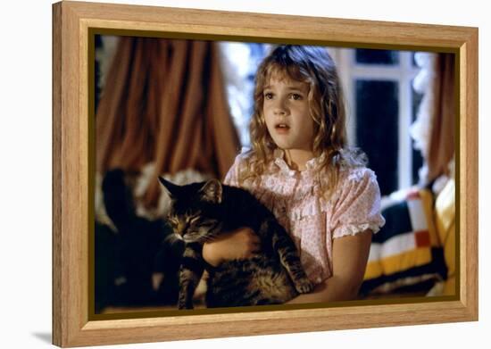 Cat's Eye by LewisTeague with Drew Barrymore, 1984 (d'apres StephenKing, after StephenKing) (photo)-null-Framed Stretched Canvas