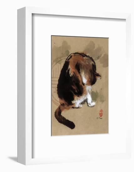 Cat's Feeling-Hu Chen-Framed Art Print