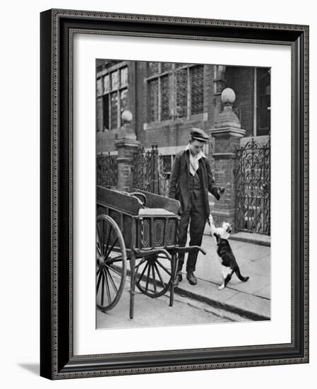 Cat's Meat Man, London, 1926-1927-McLeish-Framed Giclee Print