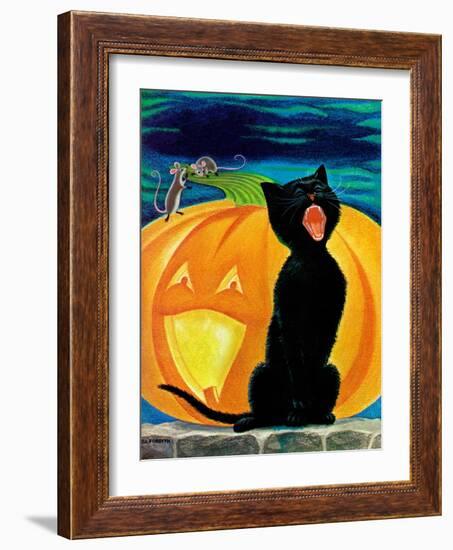 Cat's Meow - Child Life-Dorothy Forsyth-Framed Giclee Print