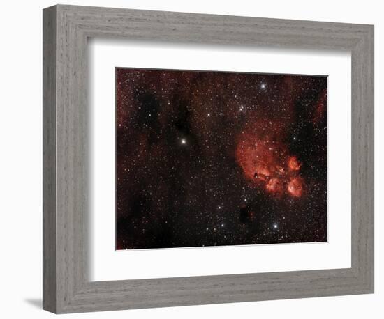 Cat's Paw Nebula in Scorpius-null-Framed Photographic Print