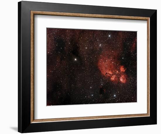 Cat's Paw Nebula in Scorpius-null-Framed Photographic Print