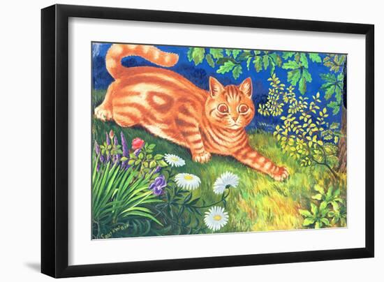 Cat Stalking-Louis Wain-Framed Giclee Print