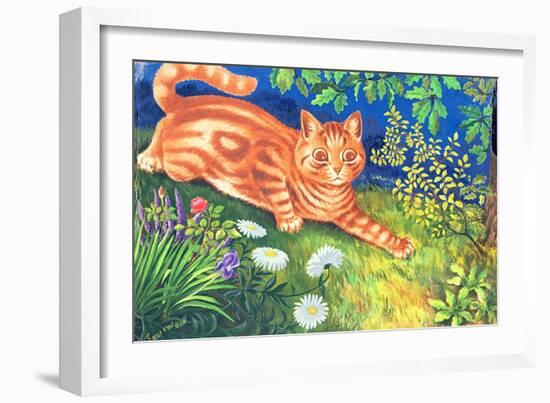 Cat Stalking-Louis Wain-Framed Giclee Print