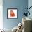 Cat Wearing Red Coat-Willee Cole-Framed Photographic Print displayed on a wall