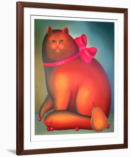 Cat with a Bow-Igor Galanin-Framed Limited Edition