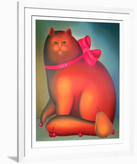 Cat with a Bow-Igor Galanin-Framed Limited Edition