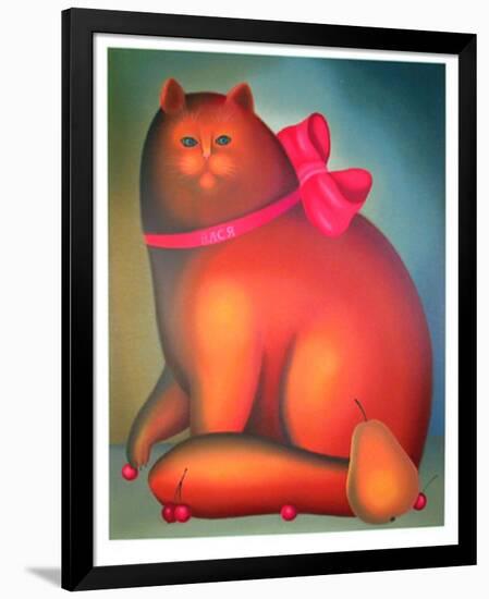 Cat with a Bow-Igor Galanin-Framed Limited Edition