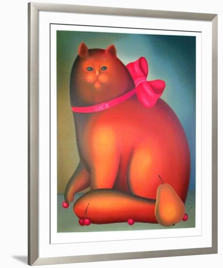 Cat with a Bow-Igor Galanin-Framed Limited Edition
