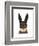 Cat with Bunny Mask-Fab Funky-Framed Art Print