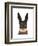 Cat with Bunny Mask-Fab Funky-Framed Art Print