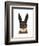 Cat with Bunny Mask-Fab Funky-Framed Art Print