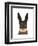 Cat with Bunny Mask-Fab Funky-Framed Art Print
