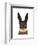 Cat with Bunny Mask-Fab Funky-Framed Art Print