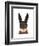 Cat with Bunny Mask-Fab Funky-Framed Art Print