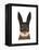 Cat with Bunny Mask-Fab Funky-Framed Stretched Canvas