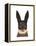 Cat with Bunny Mask-Fab Funky-Framed Stretched Canvas