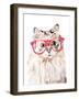Cat with Glasses-Jenn Seeley-Framed Art Print