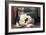 Cat with Her Kittens on a Cushion-Henriette Ronner-Knip-Framed Giclee Print