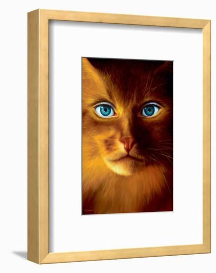 Cat Woman-Jim Warren-Framed Premium Giclee Print