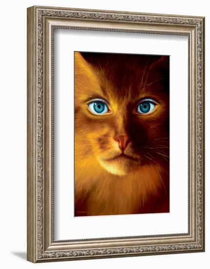 Cat Woman-Jim Warren-Framed Premium Giclee Print