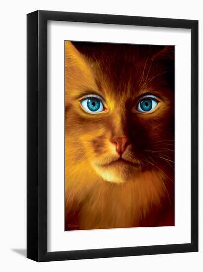 Cat Woman-Jim Warren-Framed Premium Giclee Print